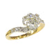 Ring 53 Vintage, Diamond ring 58 Facettes 22152-0291