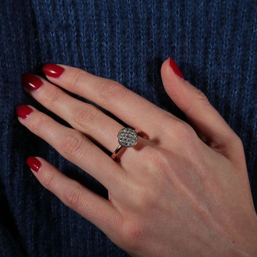 Bague BAGUE "CÔNE" OR & DIAMANTS 58 Facettes BO/220148