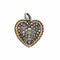 Pendentif Pendentif Coeur Diamant Or Argent 58 Facettes