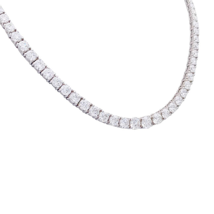 Collier Collier rivière diamants en or blanc. 58 Facettes 33229