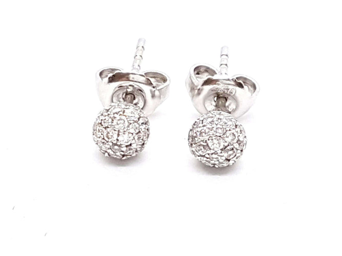 Boucles d'oreilles Boucles d'oreilles Or blanc Diamant 58 Facettes 578647RV