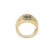 Ring 53 Two gold diamond ring 58 Facettes 32987