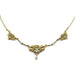 Art Nouveau Floral Necklace Necklace 58 Facettes