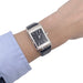Watch Jaeger Lecoultre watch, "Reverso", white gold, steel, leather. 58 Facettes 32235