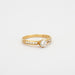 58 Solitaire Ring in Yellow Gold, diamonds 58 Facettes