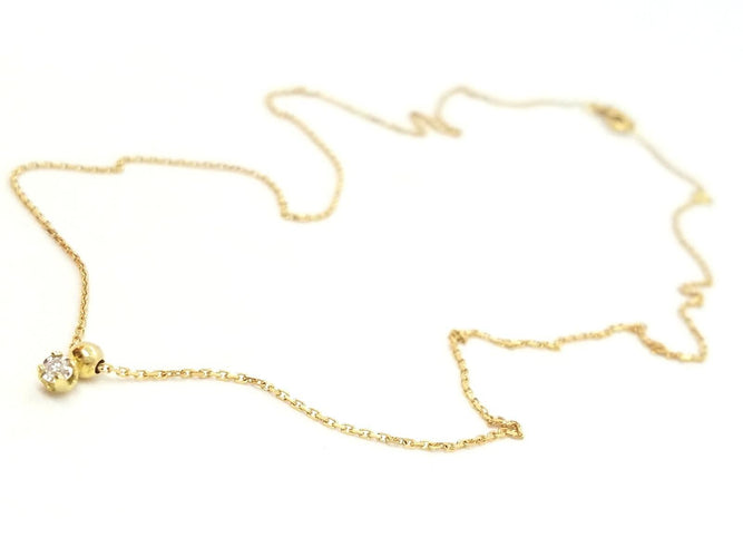 Collier Collier Chaîne + pendentif Or jaune Diamant 58 Facettes 579127RV