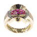 Ring 56 Ring with rubies and diamonds 58 Facettes 20027-0055