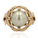 Bague Bague vintage en or et sa perle gold 58 Facettes