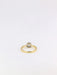Ring 50 Old Solitaire Yellow Gold Platinum Diamond 58 Facettes J218BIS