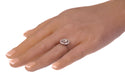Ring 54 Art Deco diamond ring 58 Facettes 19157-0036