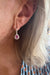 Earrings Pink Sapphire Diamond Earrings 58 Facettes BO238