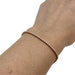 Bracelet Diamond line bracelet in pink gold. 58 Facettes 31788