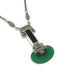 Necklace Vintage green agate onyx necklace 58 Facettes