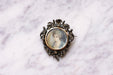 Broche Broche ancienne Victorienne en or et argent avec miniature 58 Facettes