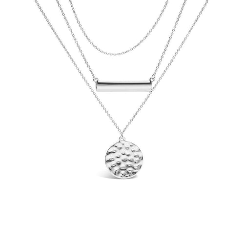 Collier Collier JOIKKA Ivy en Or Blanc 750/1000 58 Facettes 60215-55820