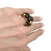 Ring 51 Pomellato ring, "Mora", yellow gold, garnets. 58 Facettes 32002