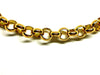 Necklace Chain link necklace Yellow gold 58 Facettes 578053CD