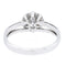 Bague 54 Bague Solitaire Or blanc Diamant 58 Facettes 2264469CN