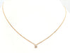 Collier Collier Or rose Diamant 58 Facettes 578739RV