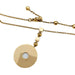 Bulgari necklace, "Lucia", in yellow gold. 58 Facettes 30873