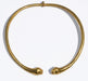 Necklace Torque necklace from Zolotas in hammered yellow gold 58 Facettes