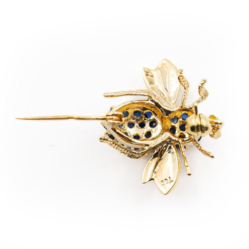 Broche Broche Or jaune Saphir 58 Facettes 2225709CN