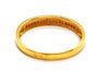 Ring 56 Half wedding ring Yellow gold Diamond 58 Facettes 1178343CD