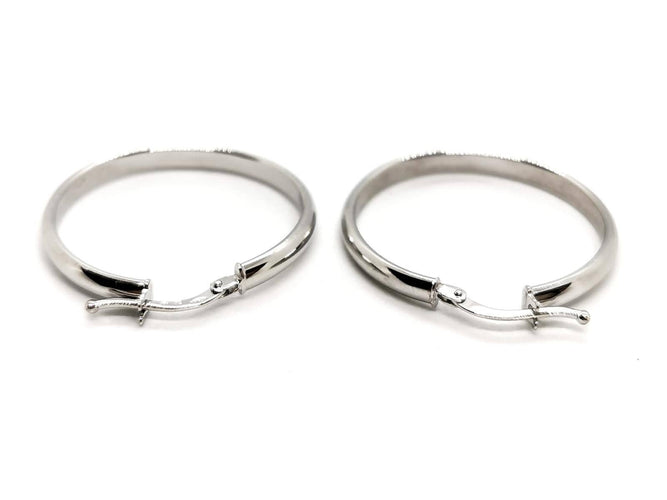 Boucles d'oreilles Boucles d'oreilles Or blanc 58 Facettes 1654226CN