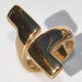 Ring Chaumet ring yellow gold geometric patterns 58 Facettes