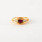 Bague 50 Bague Or jaune Rubis Diamants 58 Facettes
