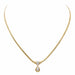 Necklace Necklace English mesh Yellow gold Diamond 58 Facettes 2797380CN