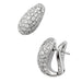 Earrings Pomellato earrings in white gold, paved with diamonds. 58 Facettes 30964