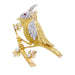 Broche Broche Boucheron, "Oiseau sur sa branche", or jaune, platine. 58 Facettes 32532