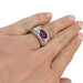 Ring 48 Boucheron ring, “Roxane”, amethyst white gold. 58 Facettes 31215