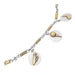 Bracelet Vintage Hermès bracelet, "Golf", gold and silver. 58 Facettes 32780