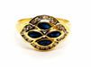 Ring 54 Ring Yellow gold Sapphire 58 Facettes 1186464CN