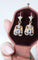 Boucles d'oreilles Boucles d'oreilles Art Déco diamants trois ors 58 Facettes
