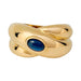Ring 49 Vintage Cartier ring, "Colisée", yellow gold, sapphire. 58 Facettes 31536