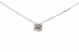 Necklace Diamond pendant necklace in white gold 58 Facettes 25139