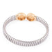 Bracelet Gold and steel bracelet from Bvlgari 58 Facettes