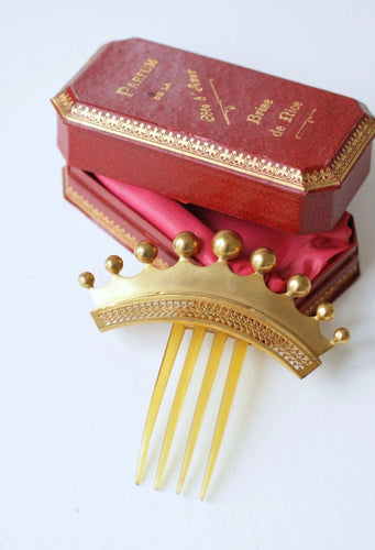 Accessoire Peigne à cheveux ancien couronne 58 Facettes