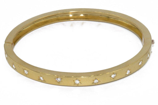 Bracelet Bracelet ruban en or jaune et diamants 58 Facettes 0