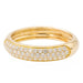 Ring 60 Yellow gold ring Diamond 58 Facettes 2309019CN