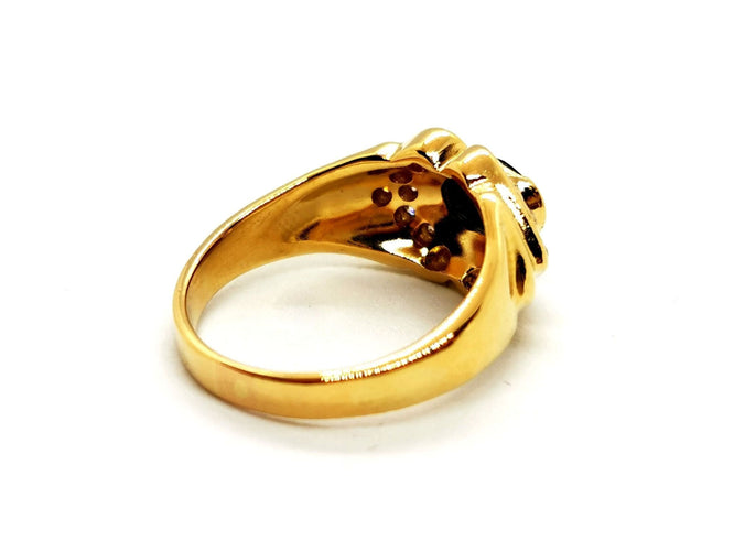 Bague 46 Bague Or jaune Saphir 58 Facettes 1186458CN