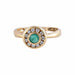 Ring 54 / Yellow Gold GOLD & TOURMALINE RING 58 Facettes BO/220014