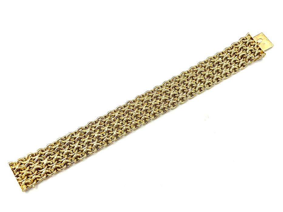 Bracelet Bracelet vintage or jaune 58 Facettes