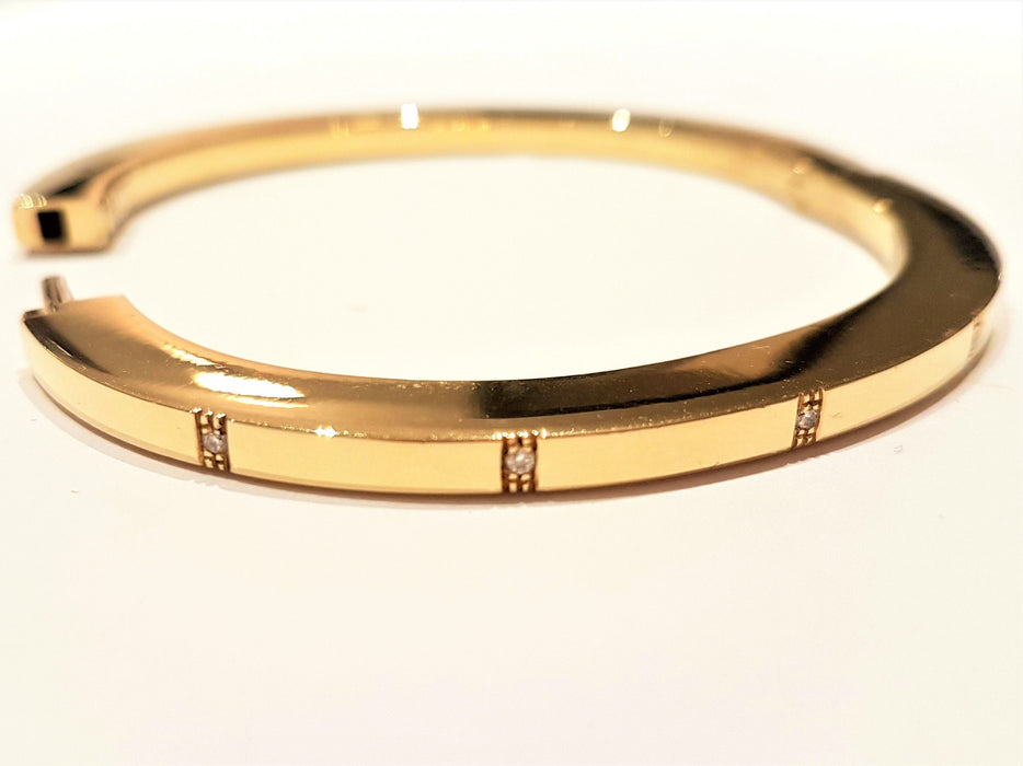 Bracelet Bracelet Jonc Or jaune Diamant 58 Facettes 00406CN
