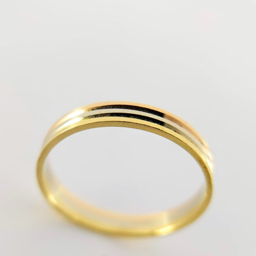 Bague Bague trois ors 58 Facettes 5558