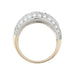 Bague 57 Bague Cartier en platine, or jaune sertie de diamants. 58 Facettes 31125