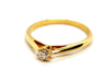 Bague 54 Bague Solitaire Or jaune Diamant 58 Facettes 1292148CN